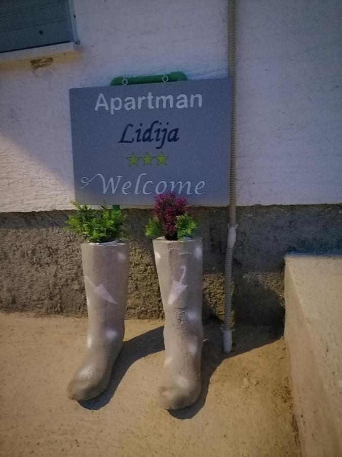 Apartman Lidija Dinjiška Exterior foto